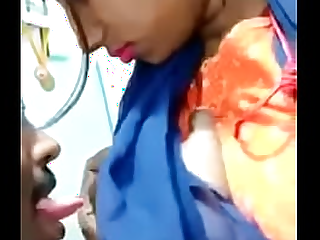 Desi Nourisher boobs feeding give crony foulness pellicle leaked